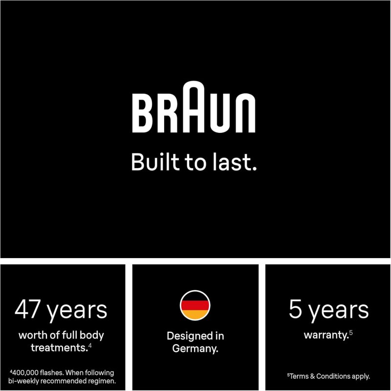 BRAUN SKIN I-EXPERT SMART IPL LASER HAIR REMOVAL FOR WOMEN MEN WITH APP, TRIMMER RAZOR