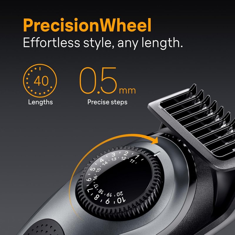 BRAUN SERIES 5 ALL-IN-ONE 8-IN-1 MENS TRIMMER KIT WITH BEARD, BODY, HAIR CLIPPERS, WATERPROOF