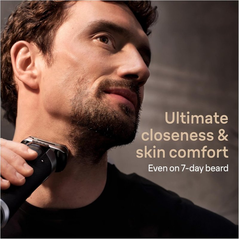 BRAUN SERIES 9 PRO ELECTRIC SHAVER FOR MEN, 6-IN-1 WET DRY RAZOR WITH PRECISION TRIMMER