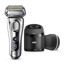 BRAUN ELECTRIC RAZOR FOR MEN FOIL SHAVER WITH TRIMMER, RECHARGEABLE WET DRY, CLEAN STATION