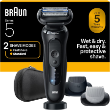 BRAUN SERIES 5 ELECTRIC RAZOR FOR MEN S5 5155CS BEARD SHAVER, BODY GROOMER TRAVEL CASE