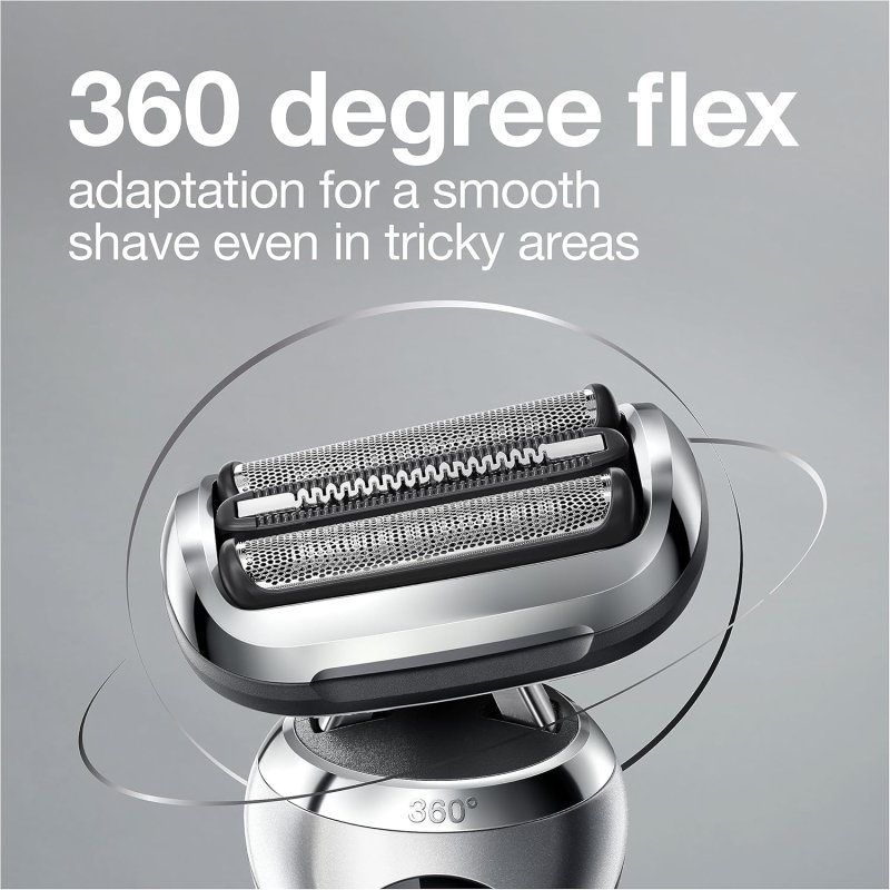 BRAUN SERIES 7 7032CS ELECTRIC RAZOR FOR MEN - WET DRY, CORDLESS FOIL SHAVER WITH TRIMMER