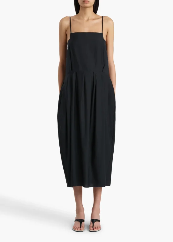 KHAITE ADIRA DRESS BLACK