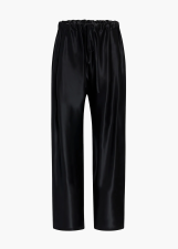 KHAITE ROHEN PANT BLACK SATIN
