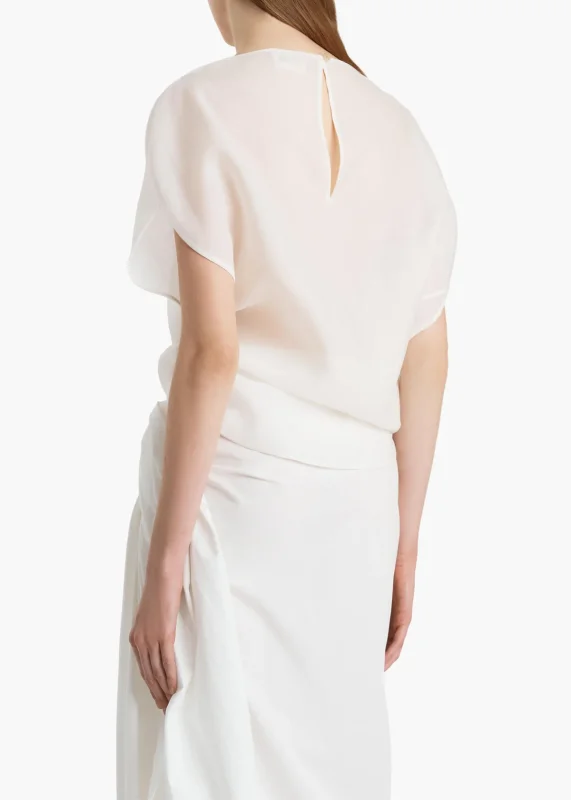 KHAITE POPPI TOP CHALK