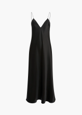 KHAITE TAJA DRESS BLCAK