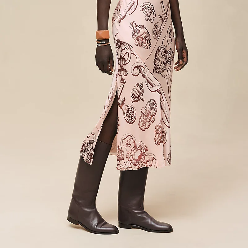 HERMES FERRONNERIE REMIX" DRESS ROSE OPALINE