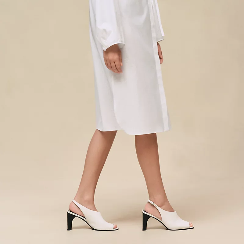 HERMES MOSAIQUE" SHIRT DRESS BLANC