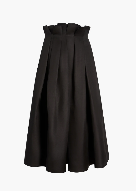 KHAITE ASTRID SKIRT BLACK