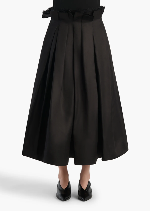 KHAITE ASTRID SKIRT BLACK