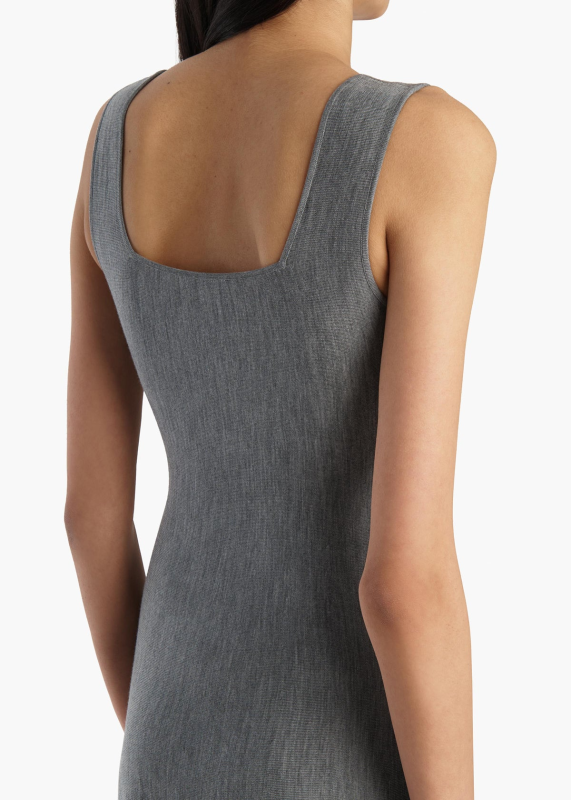 KHAITE SEBERG DRESS STERLING