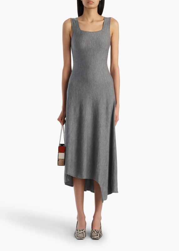 KHAITE SEBERG DRESS STERLING