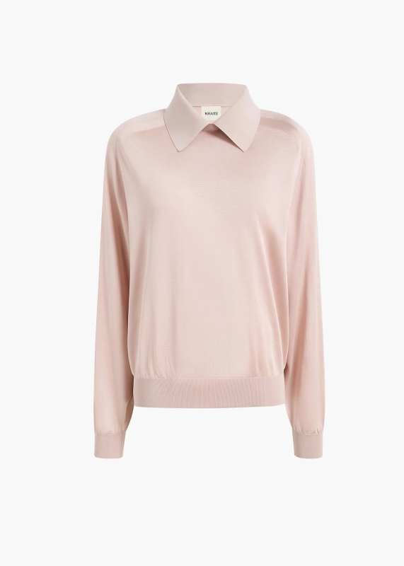 KHAITE ALEXA TOP DUSTY ROSE