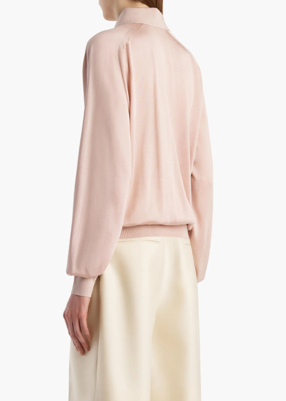 KHAITE ALEXA TOP DUSTY ROSE