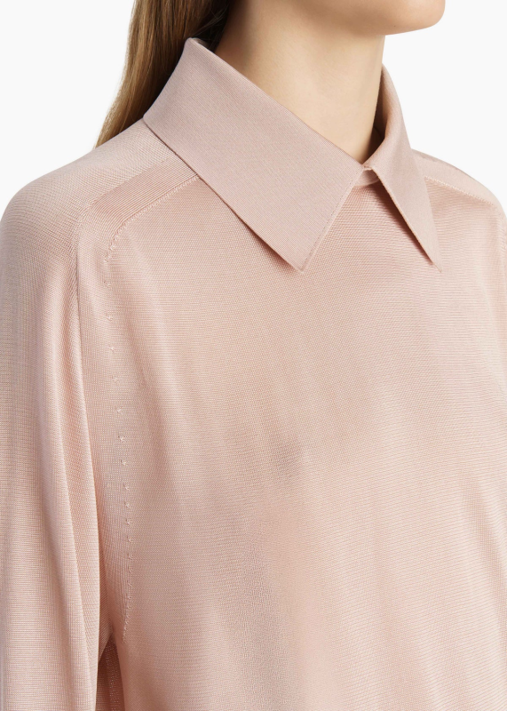 KHAITE ALEXA TOP DUSTY ROSE