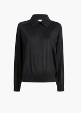 KHAITE ALEXA TOP BLACK