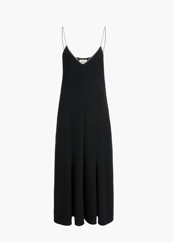 KHAITE IBEN DRESS BLACK