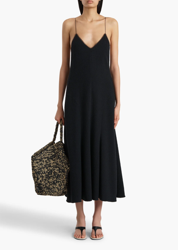 KHAITE IBEN DRESS BLACK
