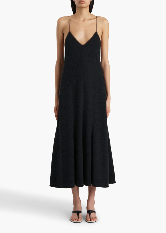 KHAITE IBEN DRESS BLACK