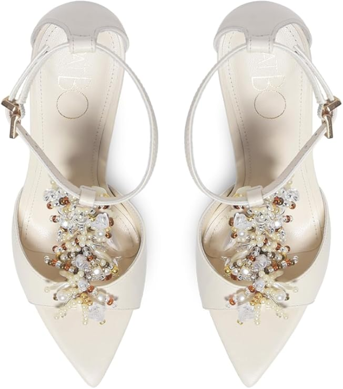 PATBO BIBI EMBROIDERY SANDAL  OFF-WHITE