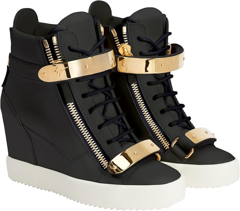 GIUSEPPE ZANOTTI COBY WEDGES BLACK
