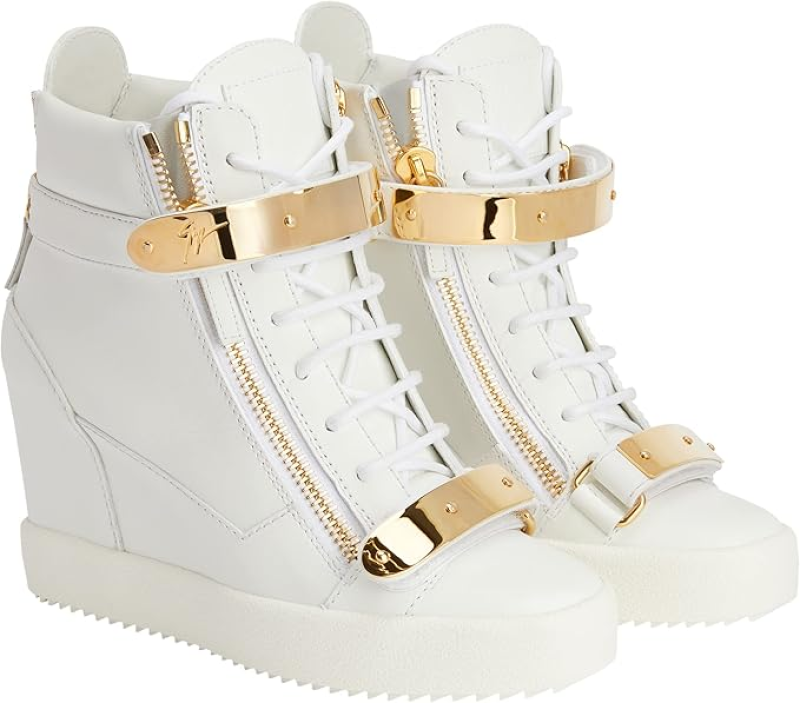 GIUSEPPE ZANOTTI COBY WEDGES WHITE