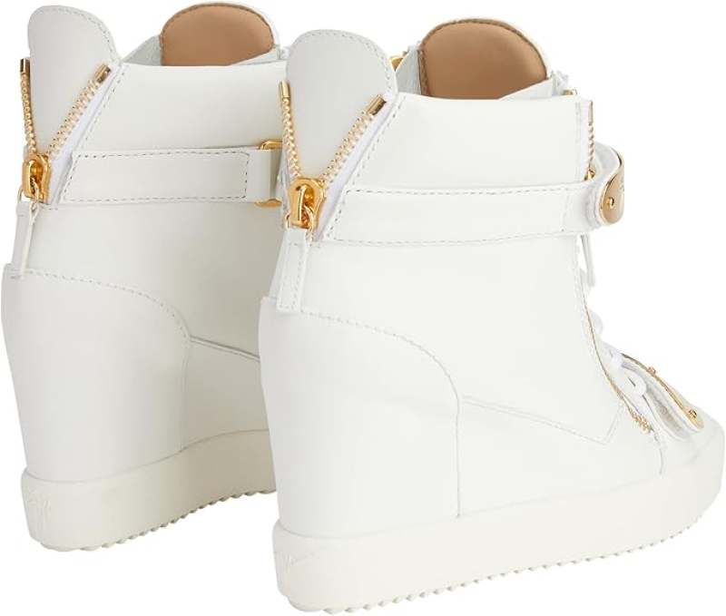 GIUSEPPE ZANOTTI COBY WEDGES WHITE