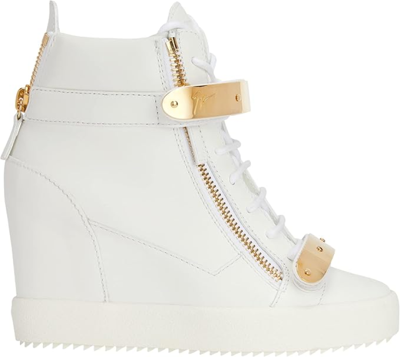 GIUSEPPE ZANOTTI COBY WEDGES WHITE