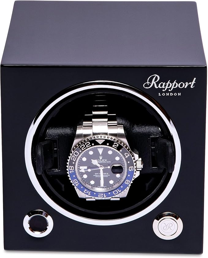 RAPPORT EVO SINGLE WATCH WINDER  MIDNIGHT BLACK