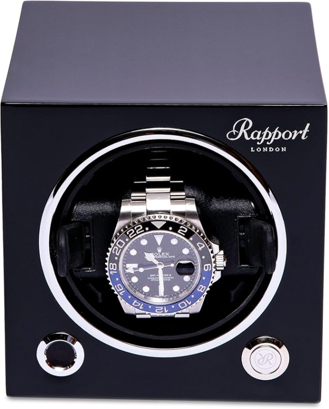 RAPPORT EVO SINGLE WATCH WINDER  MIDNIGHT BLACK