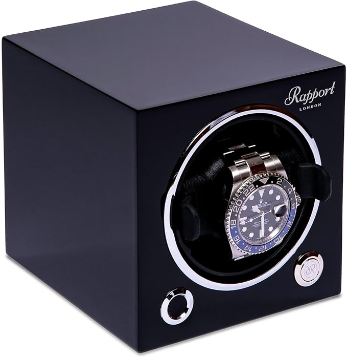 RAPPORT EVO SINGLE WATCH WINDER  MIDNIGHT BLACK