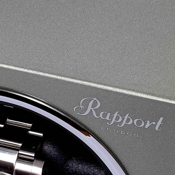 RAPPORT EVO SINGLE WATCH WINDER PLATINUM SILVER
