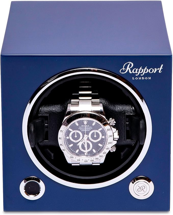 RAPPORT EVO SINGLE WATCH WINDER ADMIRAL BLUE