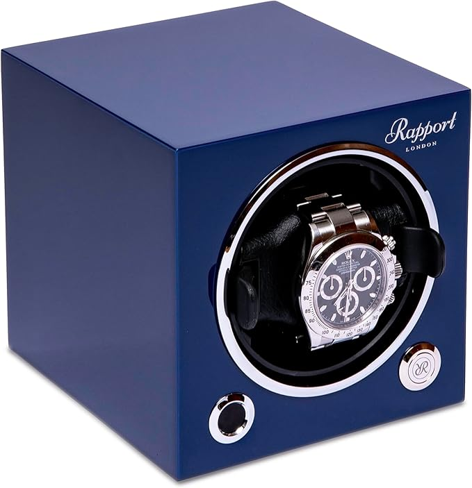 RAPPORT EVO SINGLE WATCH WINDER ADMIRAL BLUE