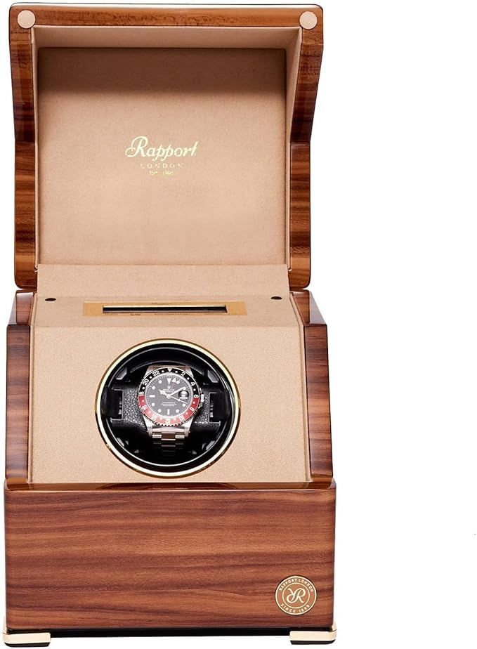 RAPPORT PERPETUA III SINGLE WATCH WINDER, WALNUT