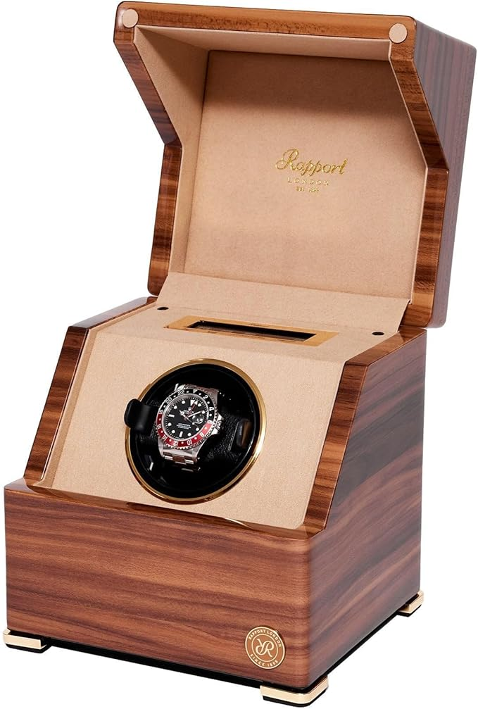 RAPPORT PERPETUA III SINGLE WATCH WINDER, WALNUT