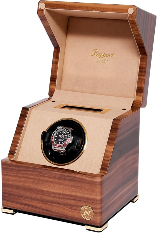 RAPPORT PERPETUA III SINGLE WATCH WINDER, WALNUT