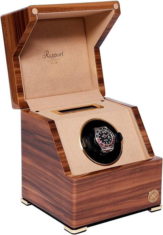 RAPPORT PERPETUA III SINGLE WATCH WINDER, WALNUT