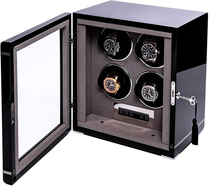 RAPPORT FORMULA QUAD WATCH WINDER BLACK