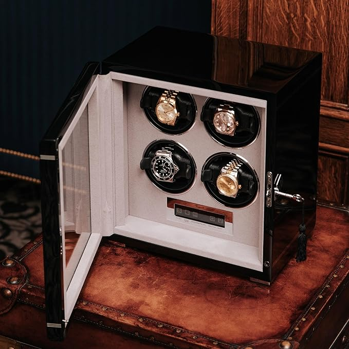 RAPPORT FORMULA QUAD WATCH WINDER BLACK