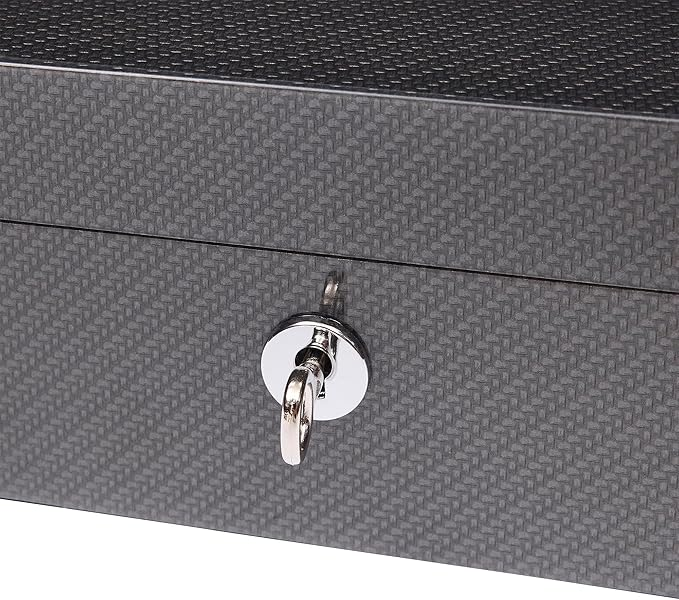 RAPPORT CARBON FIBRE TEN WATCH BOX CARBON FIBRE