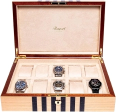 RAPPORT LABYRINTH TEN WATCH BOX  OFF WHITE/BEIGE