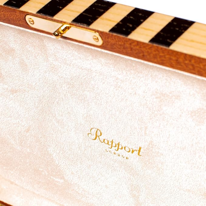RAPPORT LABYRINTH TEN WATCH BOX  OFF WHITE/BEIGE