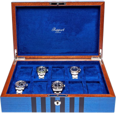 RAPPORT LABYRINTH TEN WATCH BOX  BLUE