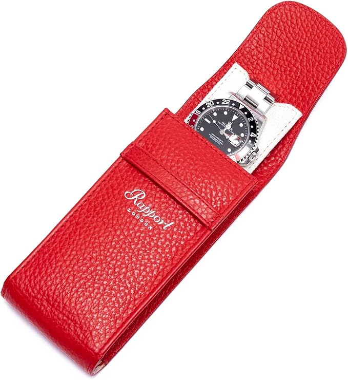 RAPPORT PORTOBELLO WATCH POUCH RED