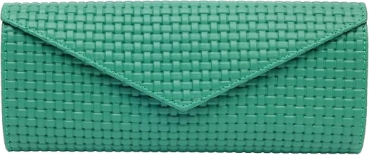 RAPPORT CHARLOTTE LEATHER JEWELRY ROLL GREEN