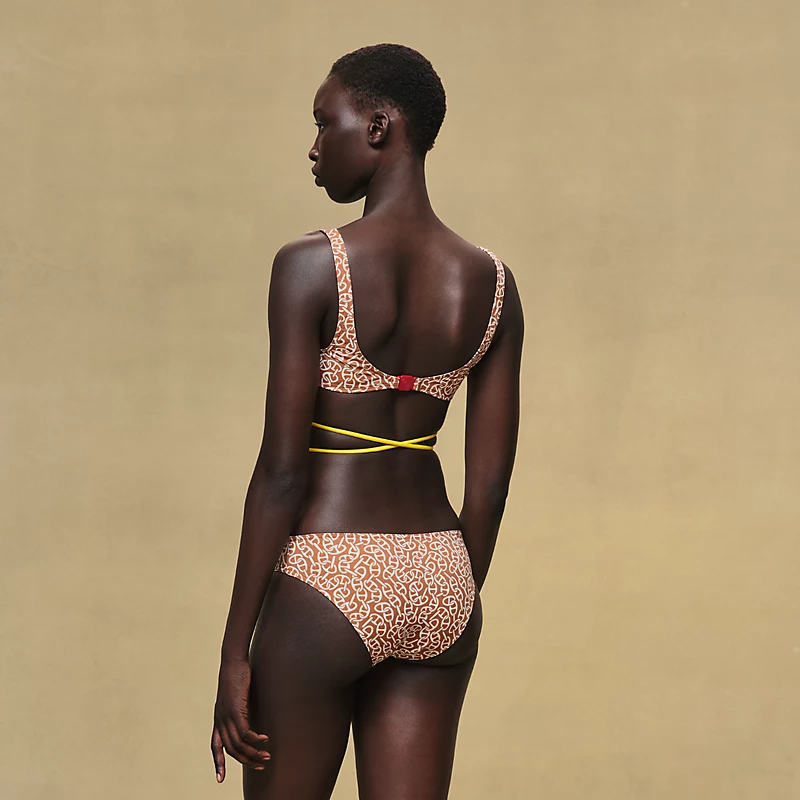 HERMES GIUSY BIKINI MARRON ALEZAN