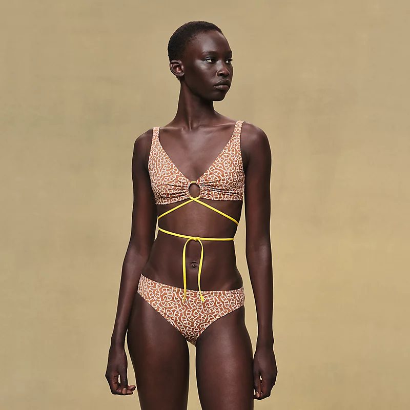HERMES GIUSY BIKINI MARRON ALEZAN