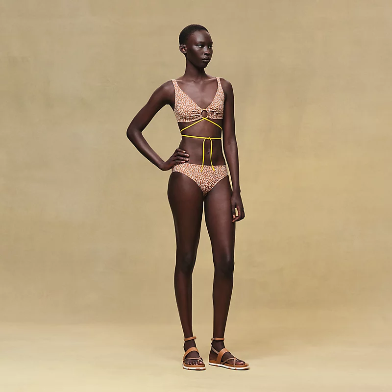 HERMES GIUSY BIKINI MARRON ALEZAN