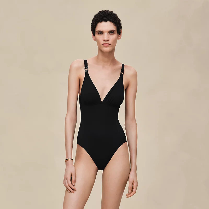 HERMES GIORGIA SWIMSUIT NOIR